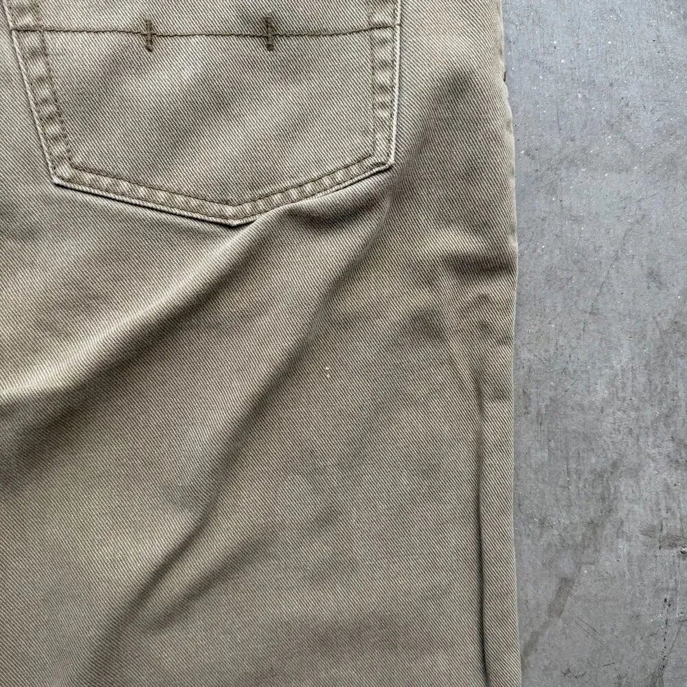 Polo Ralph Lauren Chino Pants Mens 32 x 33 Brown Cotton Twill Preppy 5 Pocket